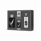 ⚪ Perfume Masculino – Lattafa Ishq Al Shuyukh Silver Gift Set