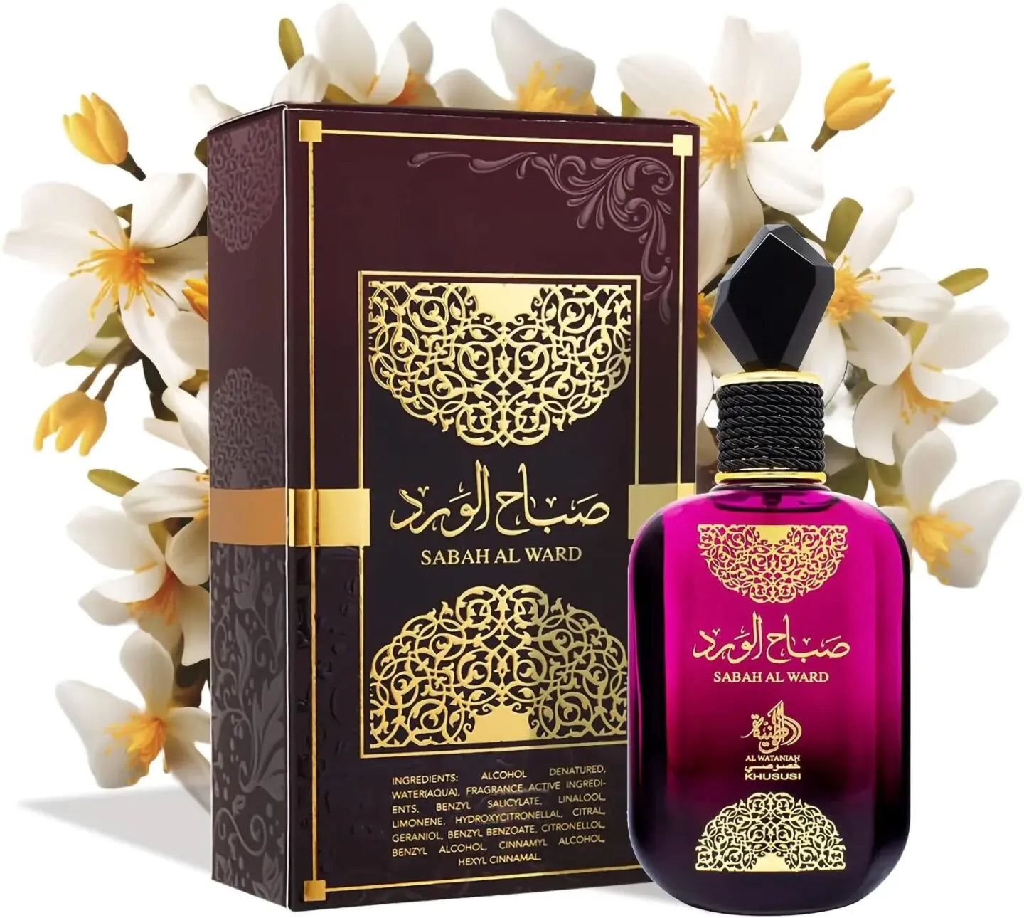 Perfume Feminino Al Wataniah Sabah Al Ward Al Wataniah 100ml