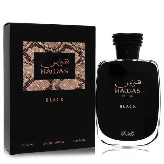 🖤🌊 Perfume Masculino – Rasasi Hawas Black Eau de Parfum 100ml