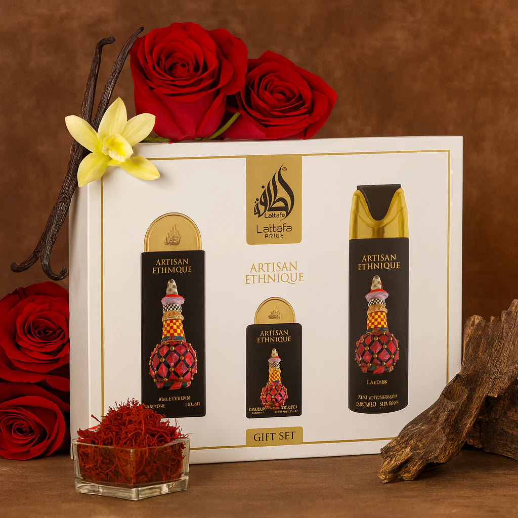 🧵 Perfume Unissex – Lattafa Artisan Ethnique Gift Set