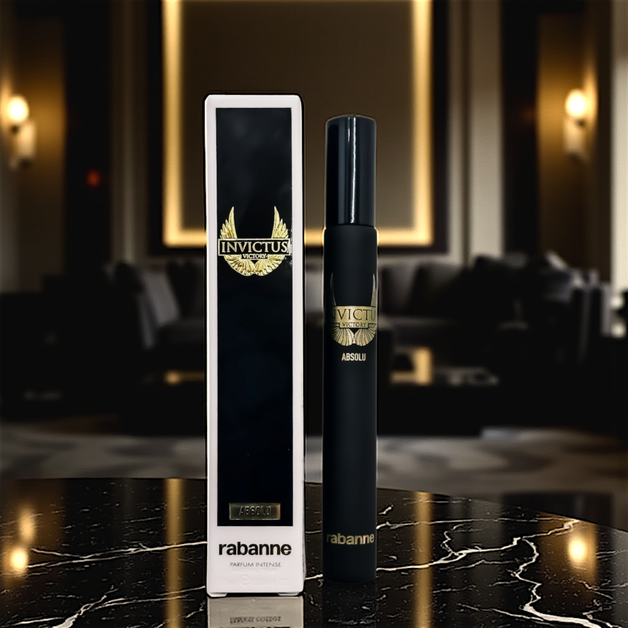 Paco Rabanne Masculino Invictus Absolu EDP 10ml – Perfume de Bolsa