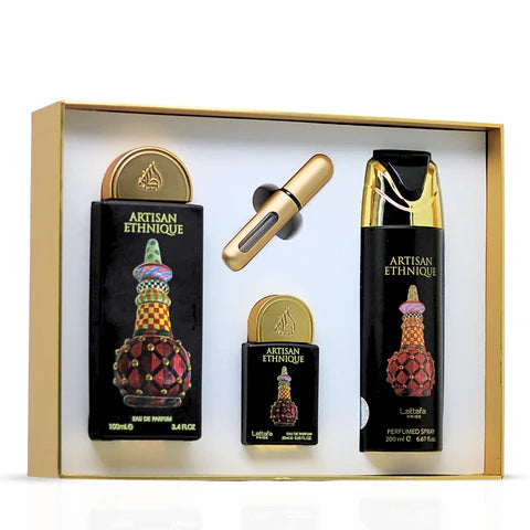 🧵 Perfume Unissex – Lattafa Artisan Ethnique Gift Set