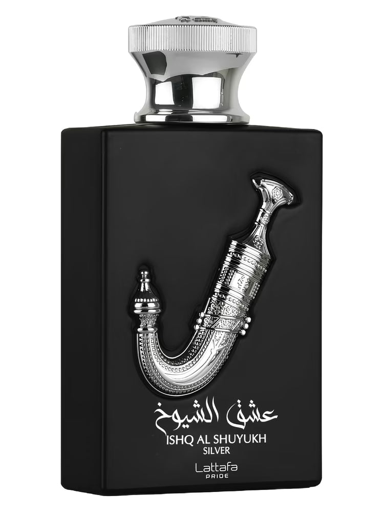 ✨ Perfume Masculino – Lattafa Ishq Shuyukh Silver Eau de Parfum 100ml
