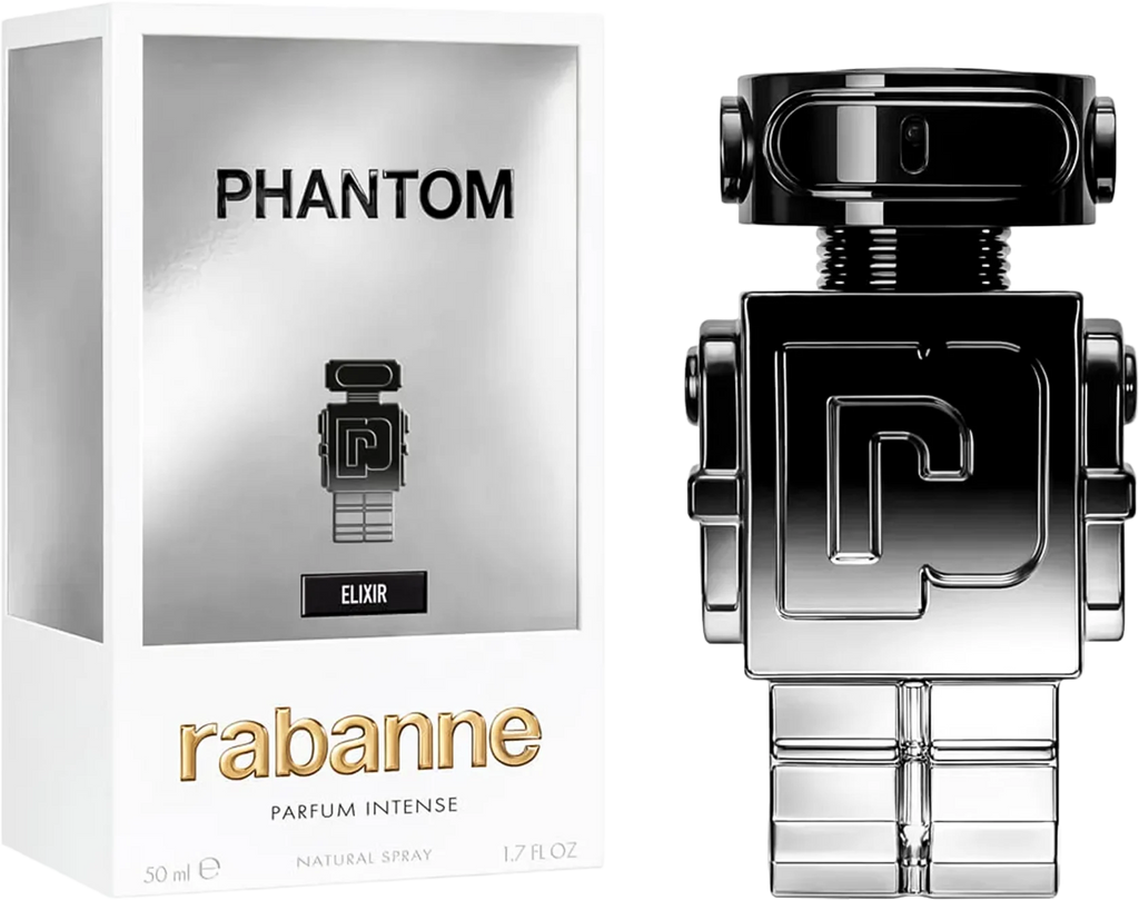 🤖🔥 Rabanne Masculino – Phantom Elixir Eau de Parfum 50ml