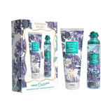 💜 Kit Body Splash + Creme Hidratante – Flowers Secret Violet Dreams Feminino 250ml