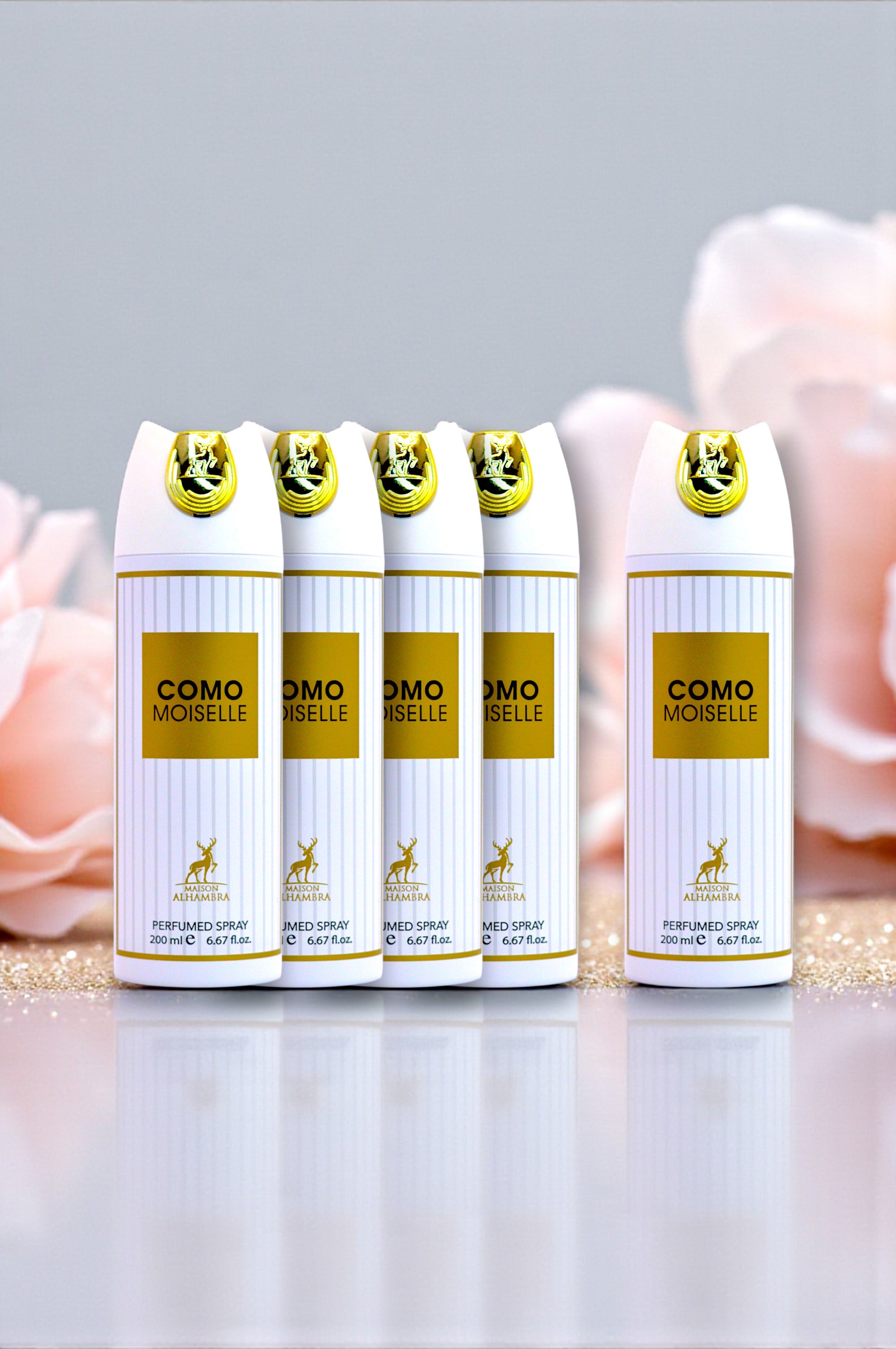 🌸 Perfume Feminino Árabe – Spray Como Mademoiselle 200ml