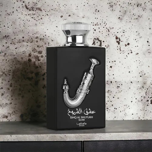 ✨ Perfume Masculino – Lattafa Ishq Shuyukh Silver Eau de Parfum 100ml