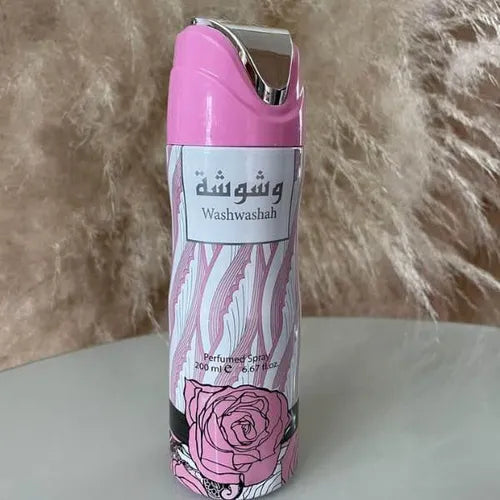 💗 Perfume Feminino Árabe – Spray Washwashah 200ml