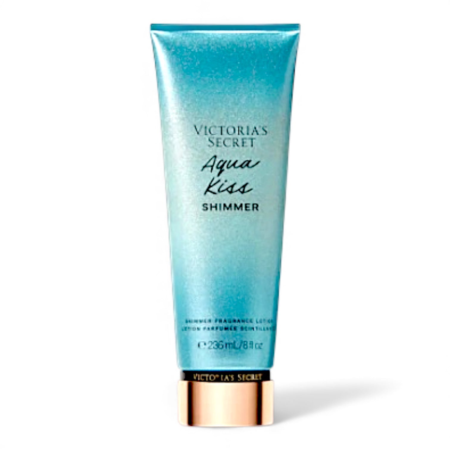 ✨ Creme Hidratante Corporal com Brilho Victoria’s Secret Aqua Kiss Shimmer – 236ml