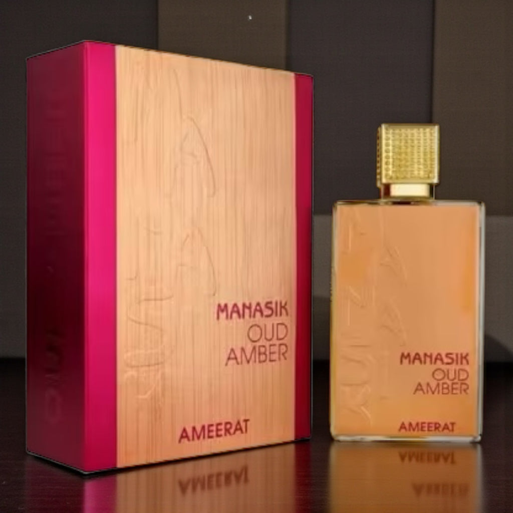 👑 Perfume Feminino – Manasik Oud Amber Ameerat Eau de Parfum 100ml