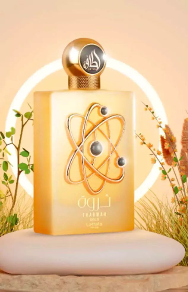 🟡 Perfume Unissex – Lattafa Tharwah Gold Gift Set