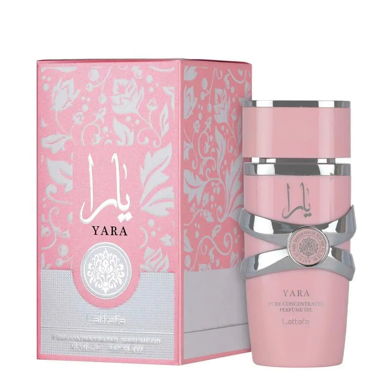 🌸 Perfume Feminino Lattafa Yara Pure Concentrated Oil – Óleo Perfumado 20ml