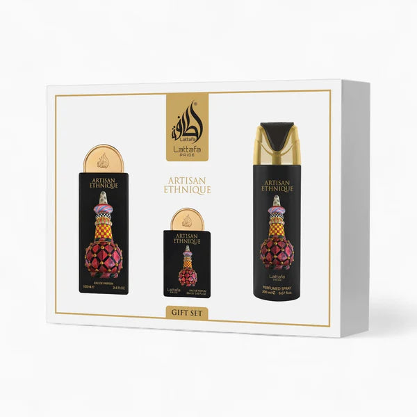 🧵 Perfume Unissex – Lattafa Artisan Ethnique Gift Set