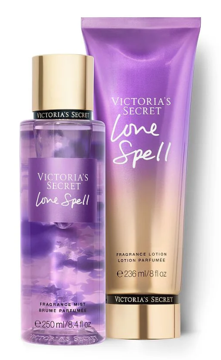 Victoria’s Secret – Kit Body Splash 250ml + Creme Hidratante 236ml Love Spell