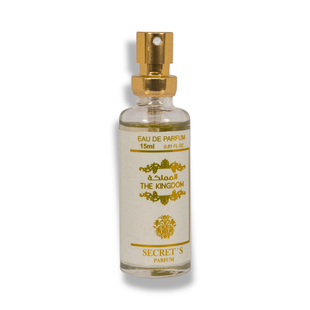 🖤 Perfume Masculino Árabe – Miniatura The Kingdom 15ml