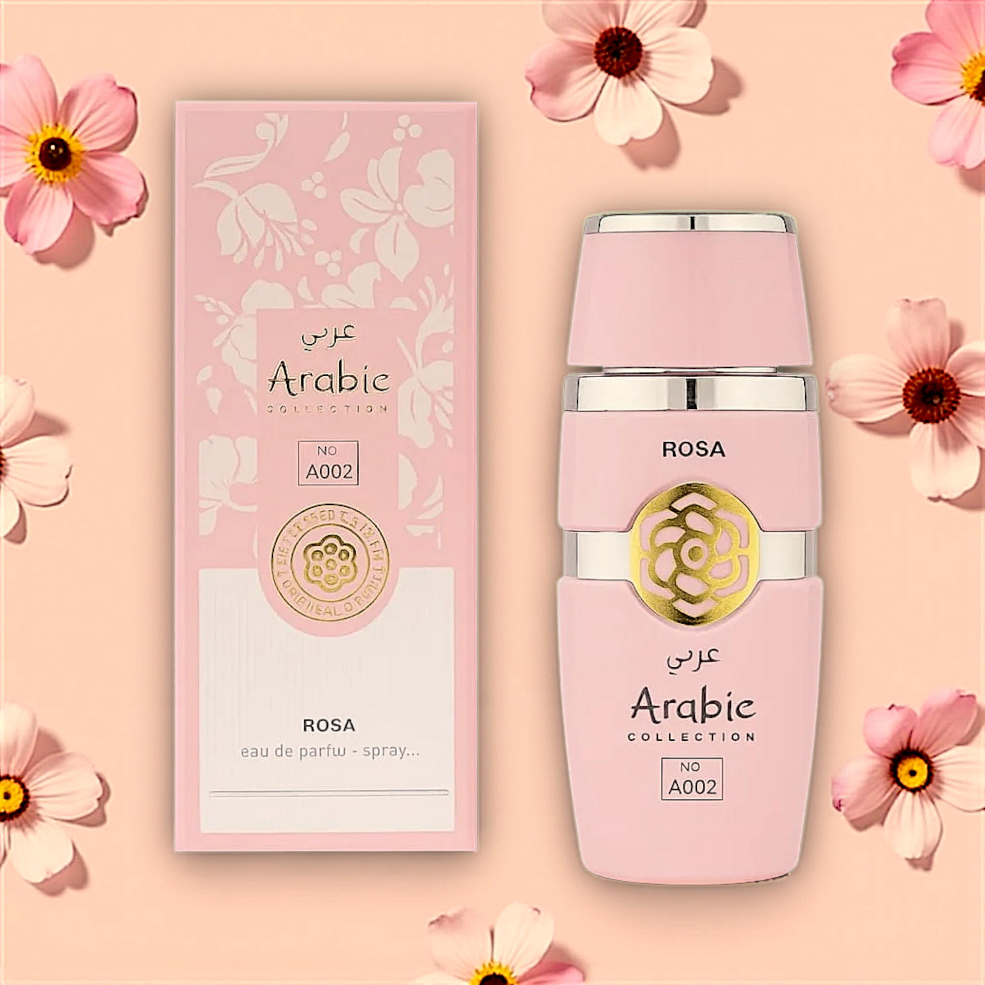 🌹 Arabic Miniatura – A002 Yara Rose Eau de Parfum Feminino 25ml