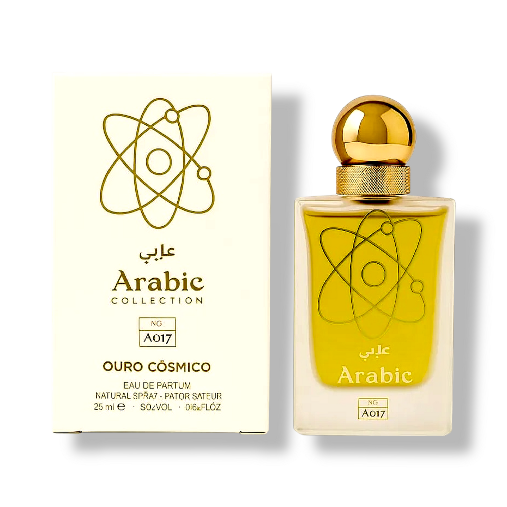 ✨ Perfume Unissex Árabe – Arabic Miniatura A017 Tharwah Gold Eau de Parfum 25ml