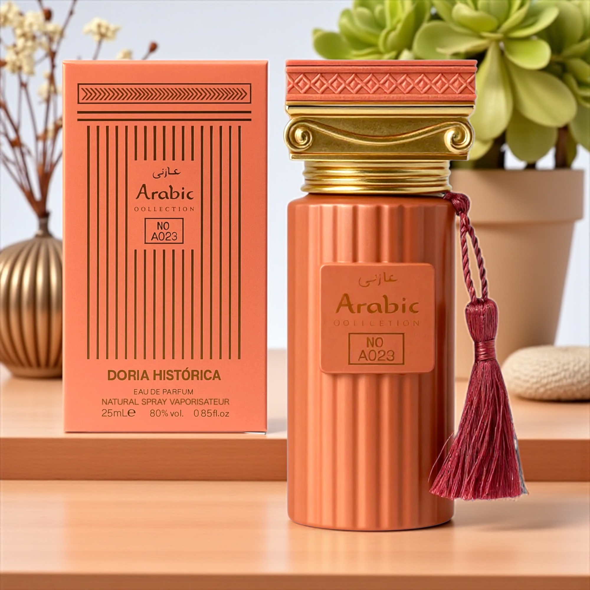 🖤 Perfume Masculino Árabe – Arabic Miniatura A023 Hisoric Doria Eau de Parfum 25ml