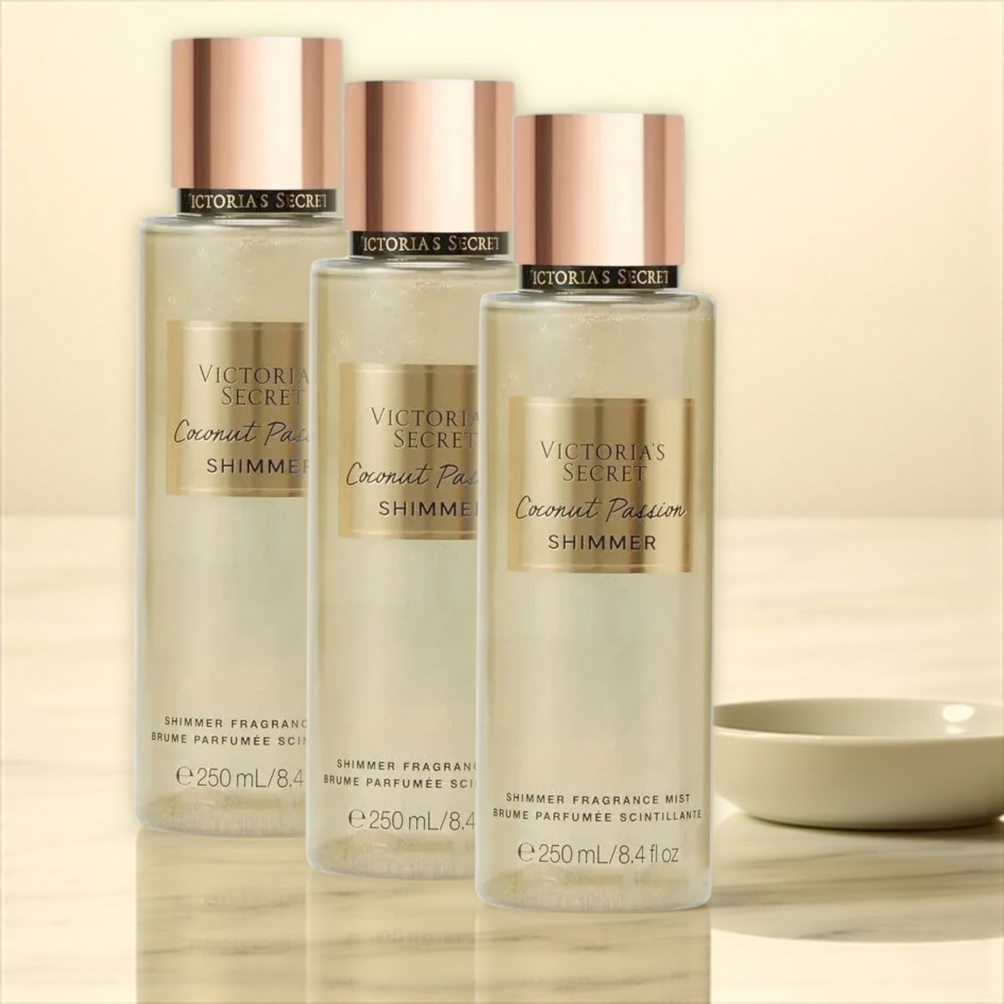✨ Body Splash com Brilho Victoria’s Secret Coconut Passion Shimmer – 250ml