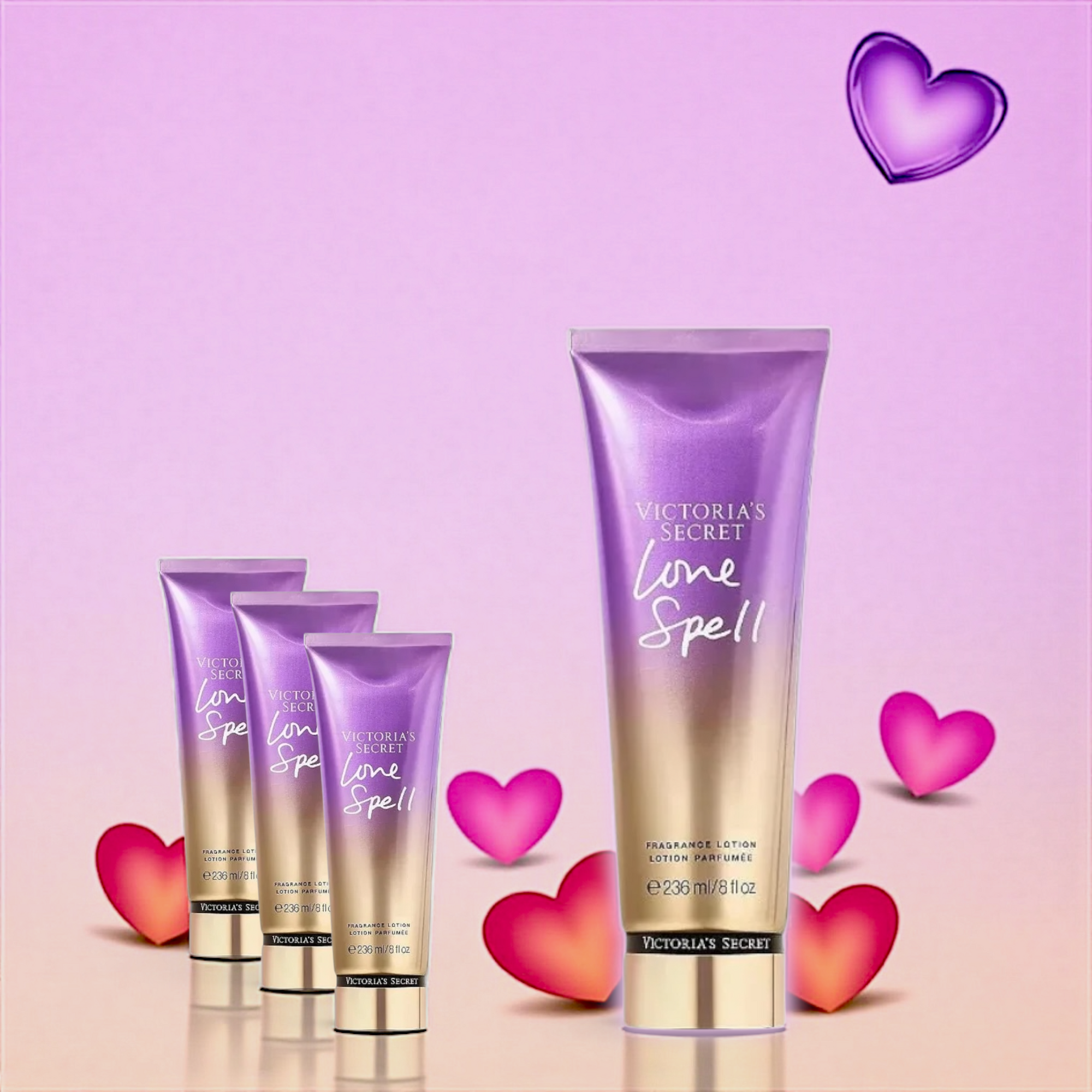💜 Creme Hidratante Corporal Victoria’s Secret Love Spell – 236ml