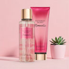 🌹 Kit Feminino Victoria’s Secret Romantic – Body Splash 250ml + Creme Hidratante 236ml