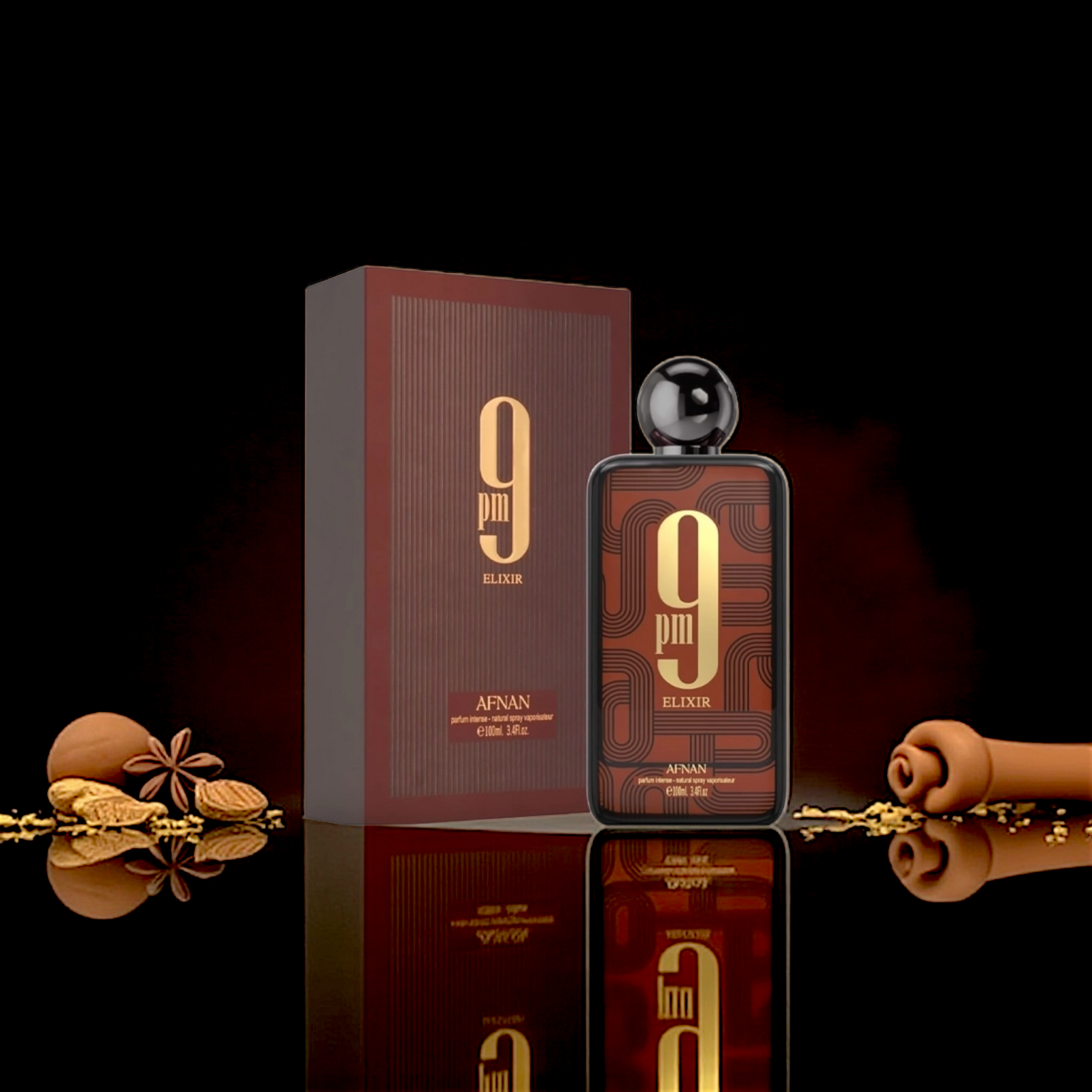 🖤 Perfume Unissex Afnan 9 PM Elixir Parfum Intense – Eau de Parfum 100ml