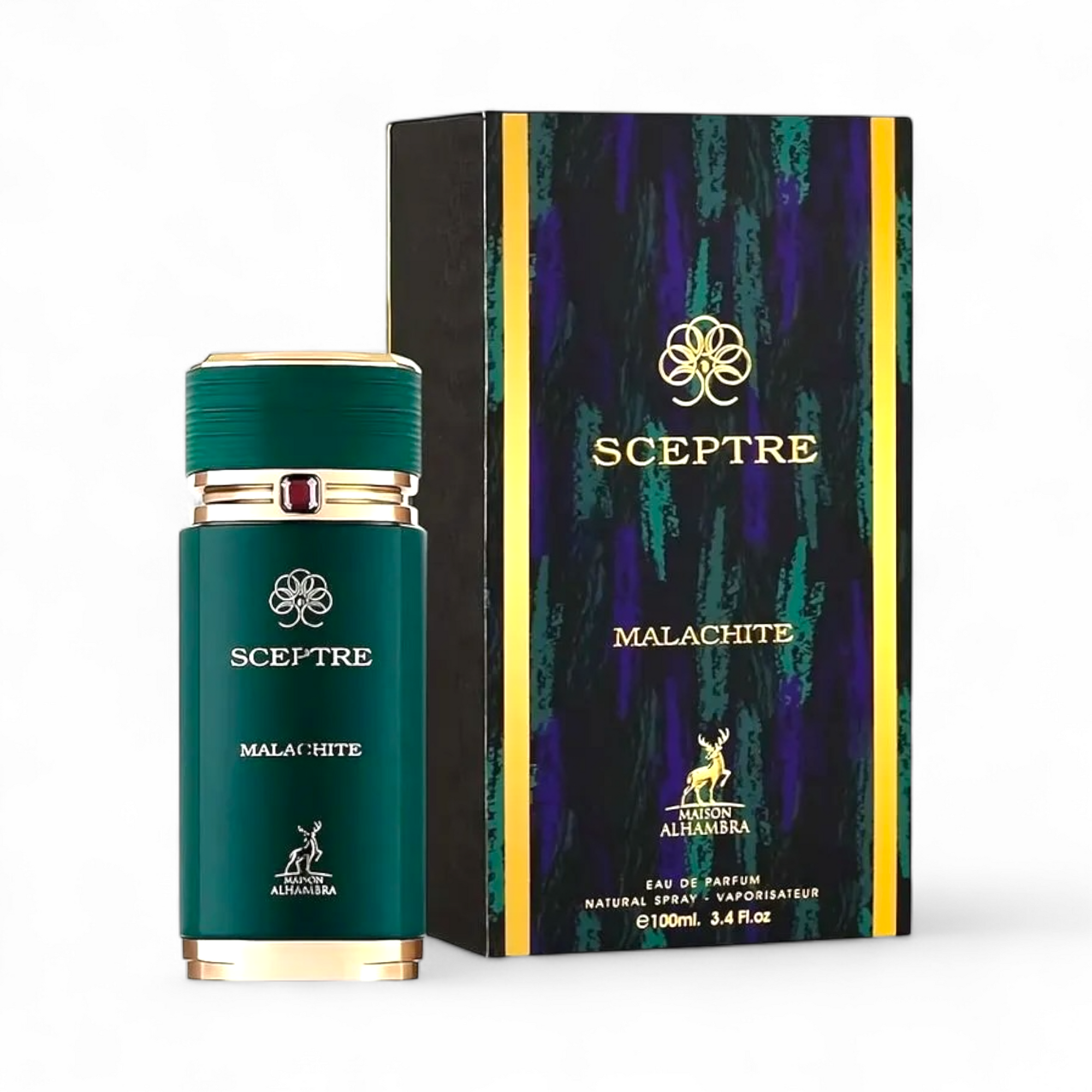 💚 Perfume Masculino Maison Al Hambra Sceptre Malachite – Eau de Parfum 100ml