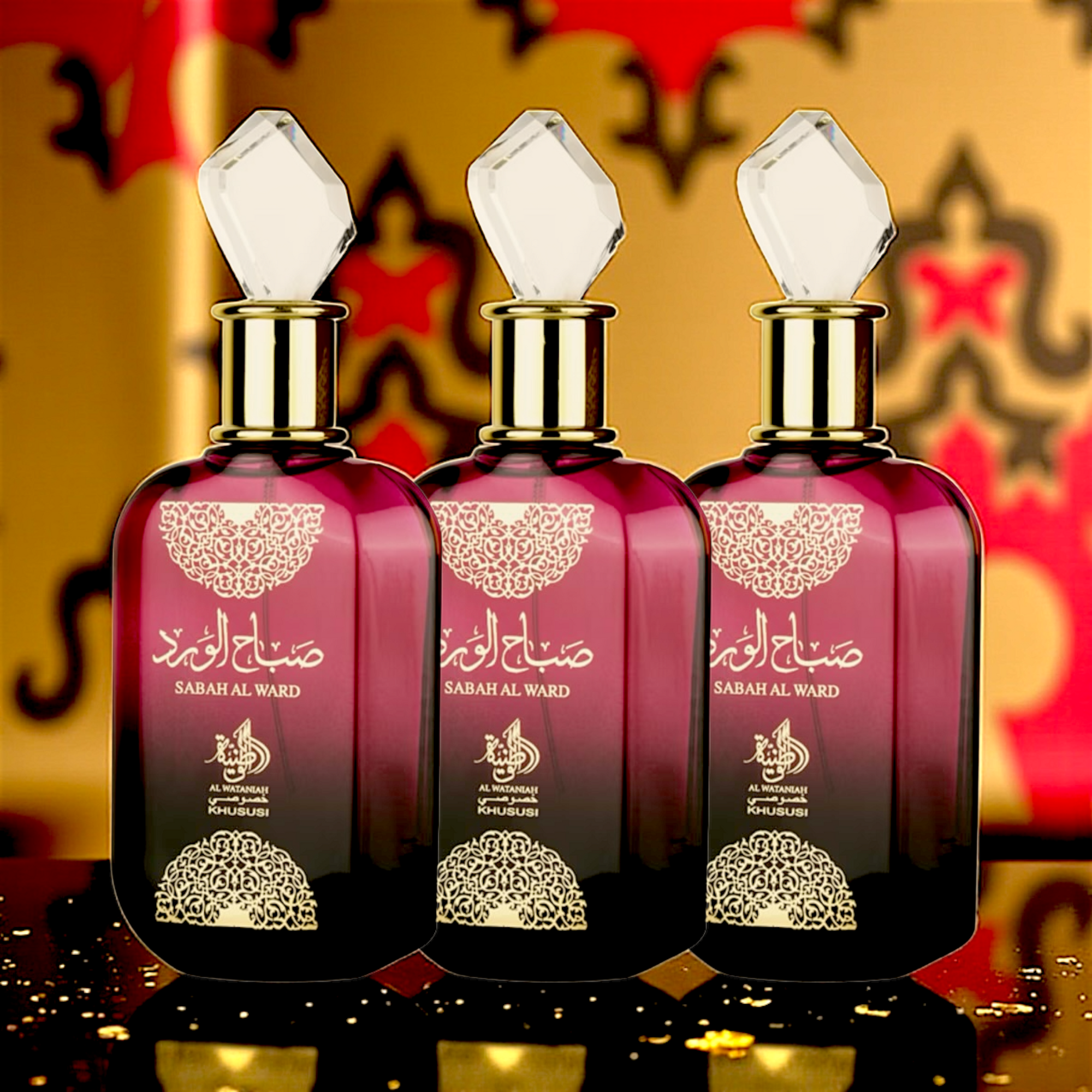 💖 Perfume Feminino Al Wataniah Sabah Al Ward – Eau de Parfum 100ml