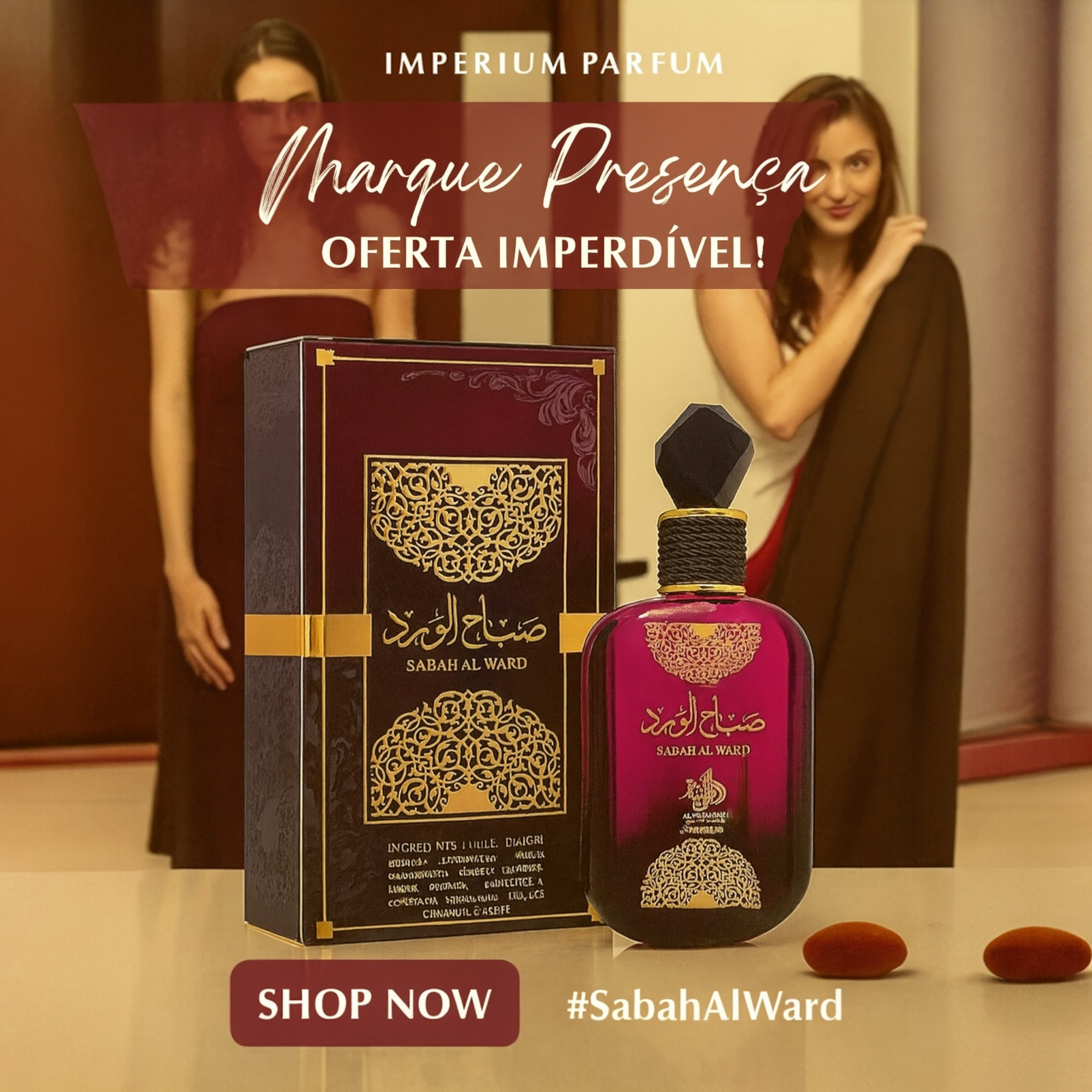 💖 Perfume Feminino Al Wataniah Sabah Al Ward – Eau de Parfum 100ml