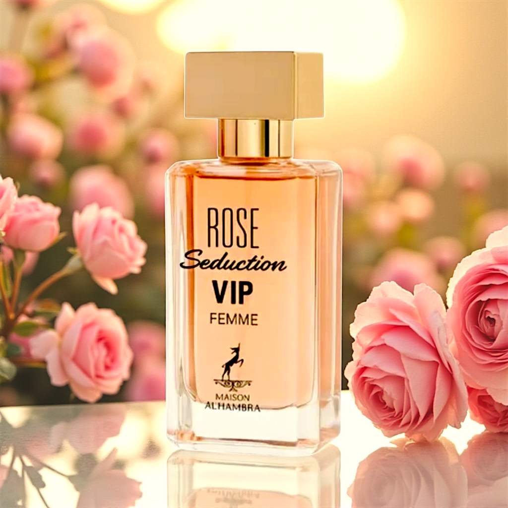 🌹 Perfume Feminino – Maison Alhambra Rose Seduction VIP Femme Eau de Parfum 30ml
