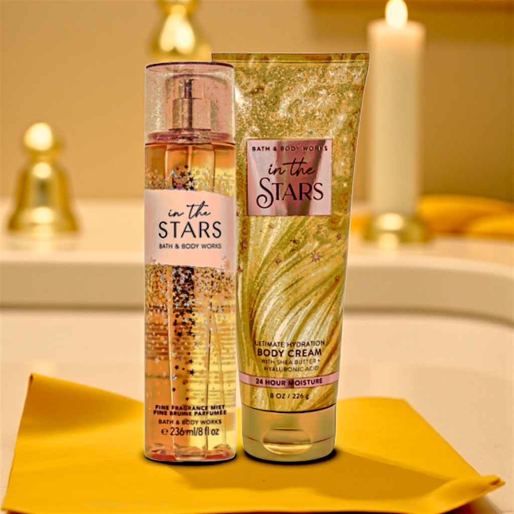 ✨ Kit Body Splash 236ml + Creme Corporal 226ml – Bath & Body Works In The Stars