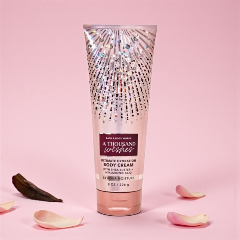 ✨ Creme Corporal Feminino – Bath & Body Works A Thousand Wishes 226ml