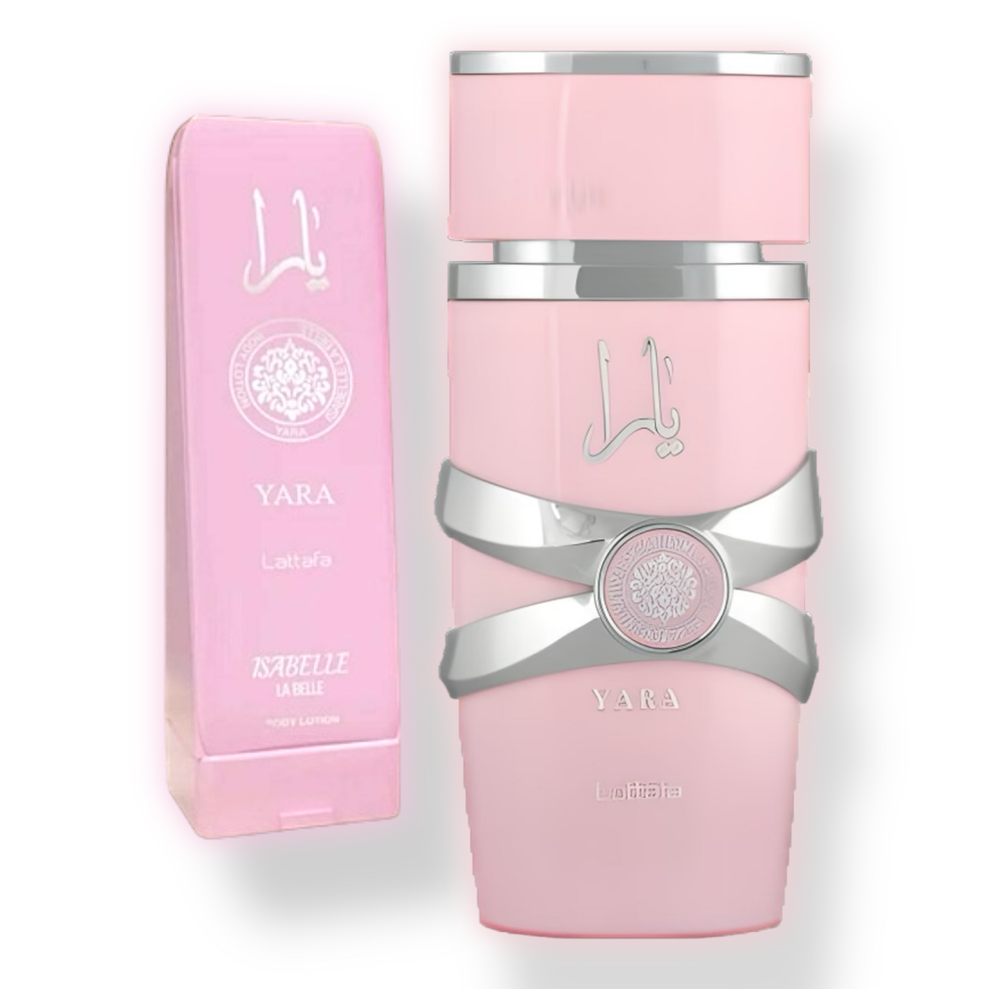 🌸 KIT FEMININO – LATTAFA YARA ROSE 100ML + ISABELLE LÁ BELLE CREME CORPORAL 200ML