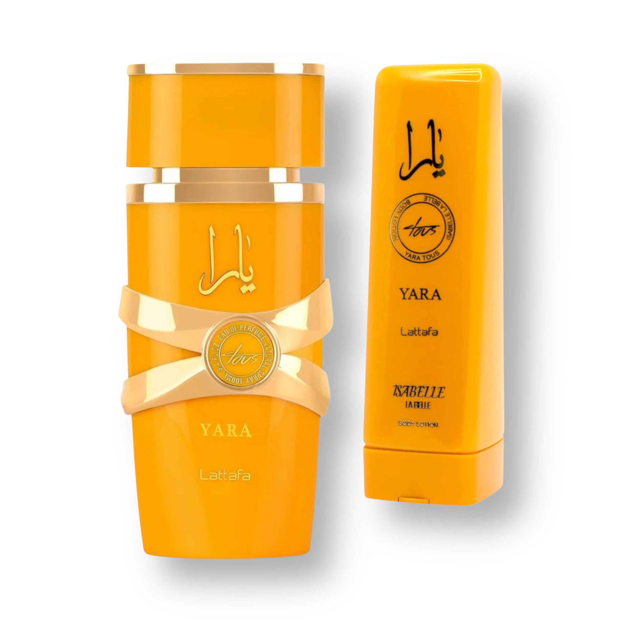 🌸 KIT FEMININO – LATTAFA YARA TOUS 100ML + ISABELLE LÁ BELLE CREME CORPORAL 200ML