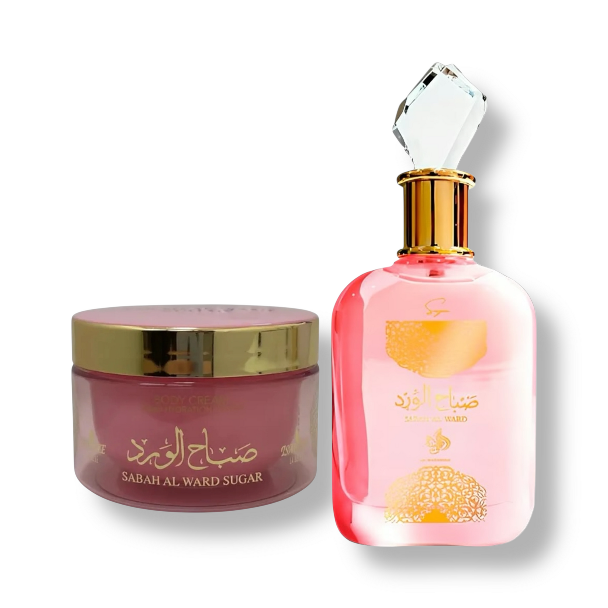 🍯 KIT FEMININO – AL WATANIAH SABAH AL WARD SUGAR 100ML + ISABELLE LÁ BELLE PASTA CORPORAL 200ML