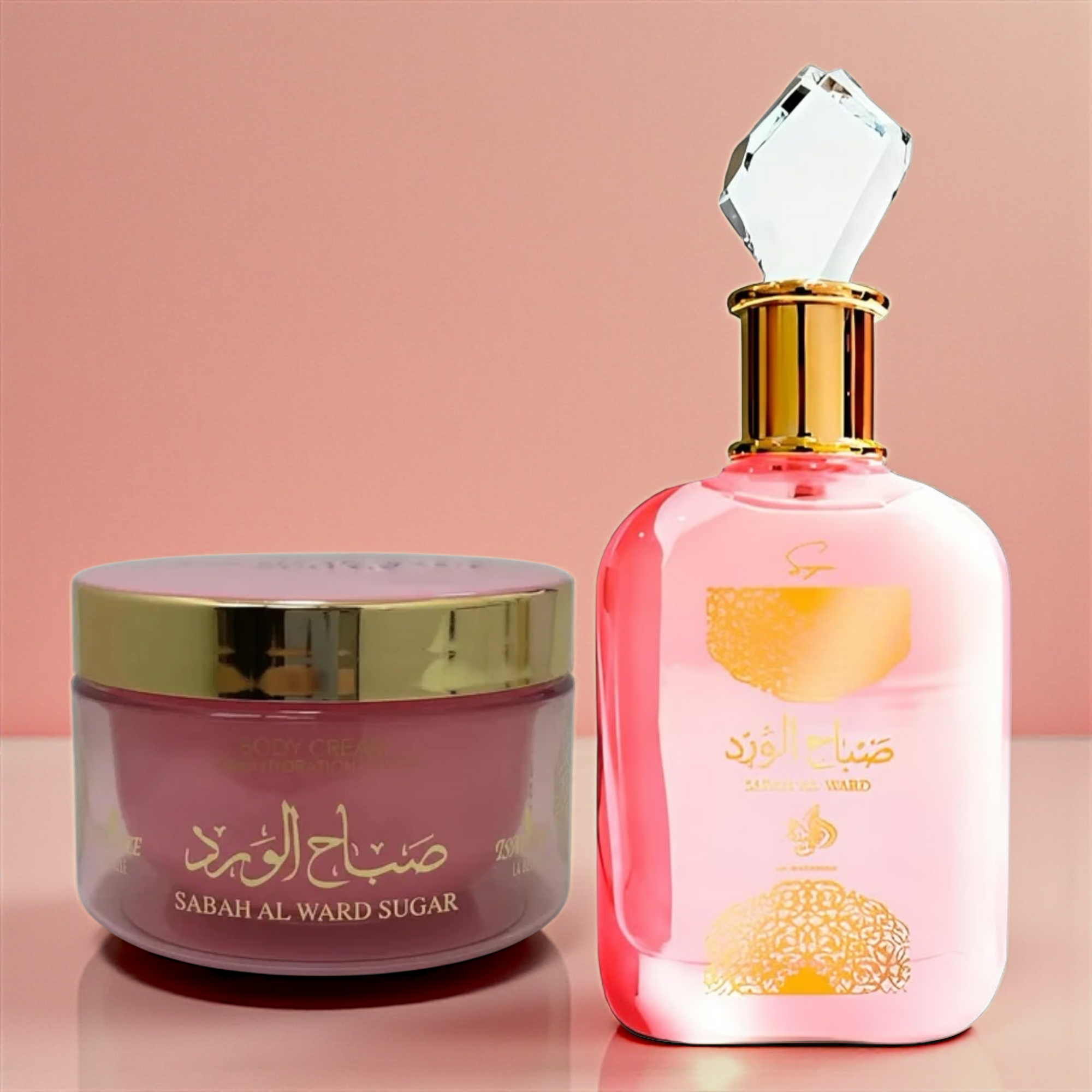 🍯 KIT FEMININO – AL WATANIAH SABAH AL WARD SUGAR 100ML + ISABELLE LÁ BELLE PASTA CORPORAL 200ML