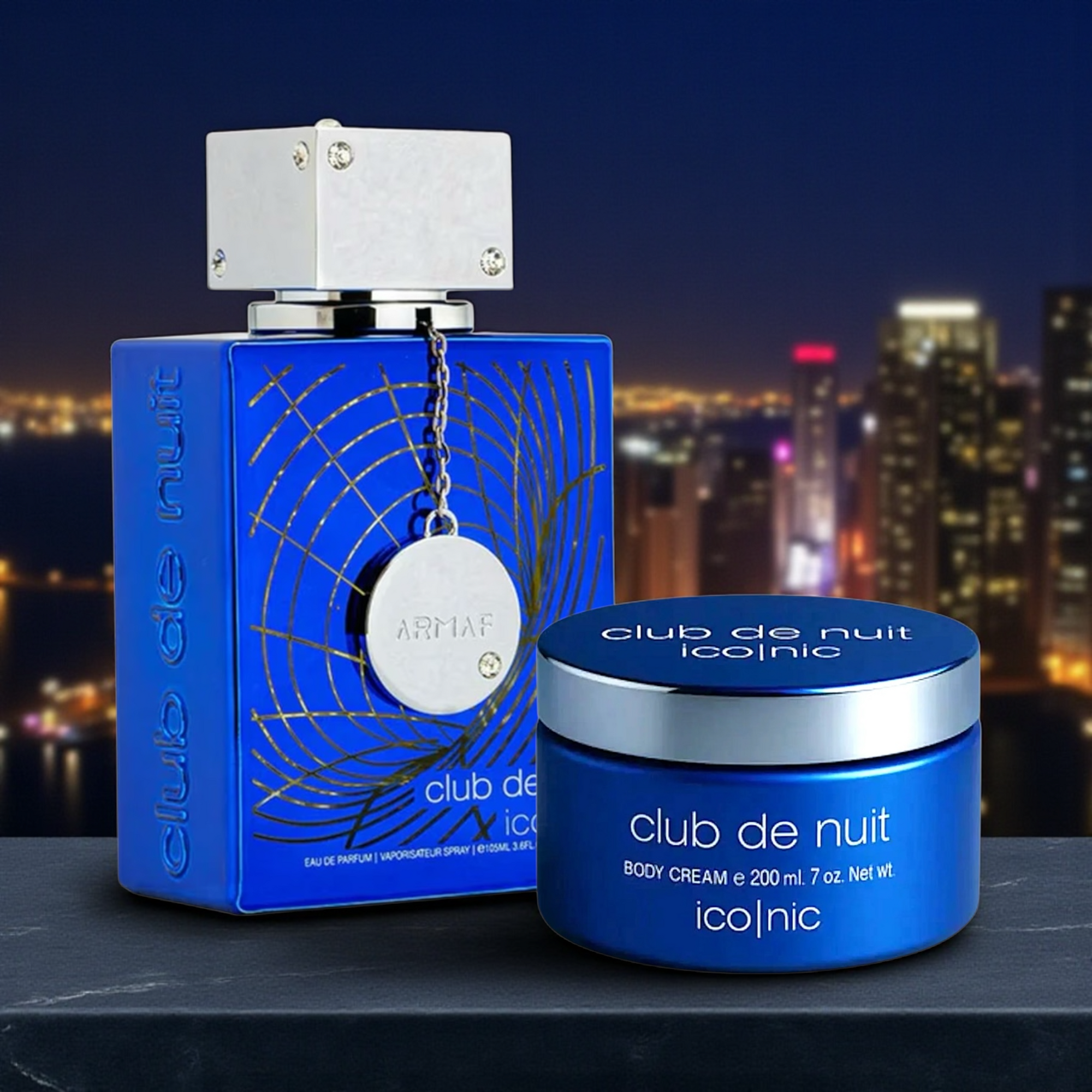 💙 KIT MASCULINO – ARMAF CLUB DE NUIT ICONIC 100ML + ISABELLE LÁ BELLE PASTA CORPORAL 200ML