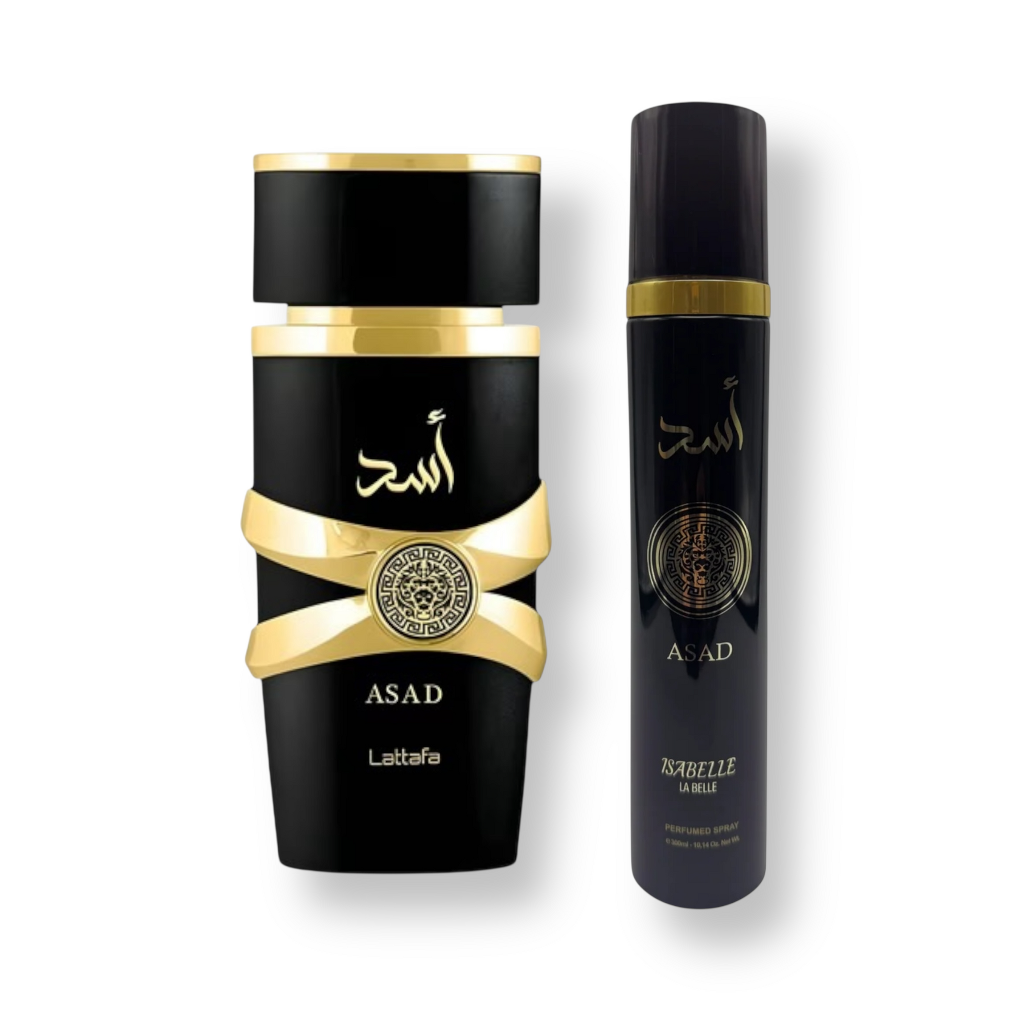🖤 KIT MASCULINO – LATTAFA ASAD TRADICIONAL 100ML + SPRAY CORPORAL 200ML