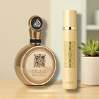 💛 KIT UNISSEX – LATTAFA FAKHAR GOLD 100ML + SPRAY CORPORAL 300ML