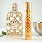 💛 KIT UNISSEX – ORIENTICA ROYAL AMBER 100ML + SPRAY CORPORAL 300ML