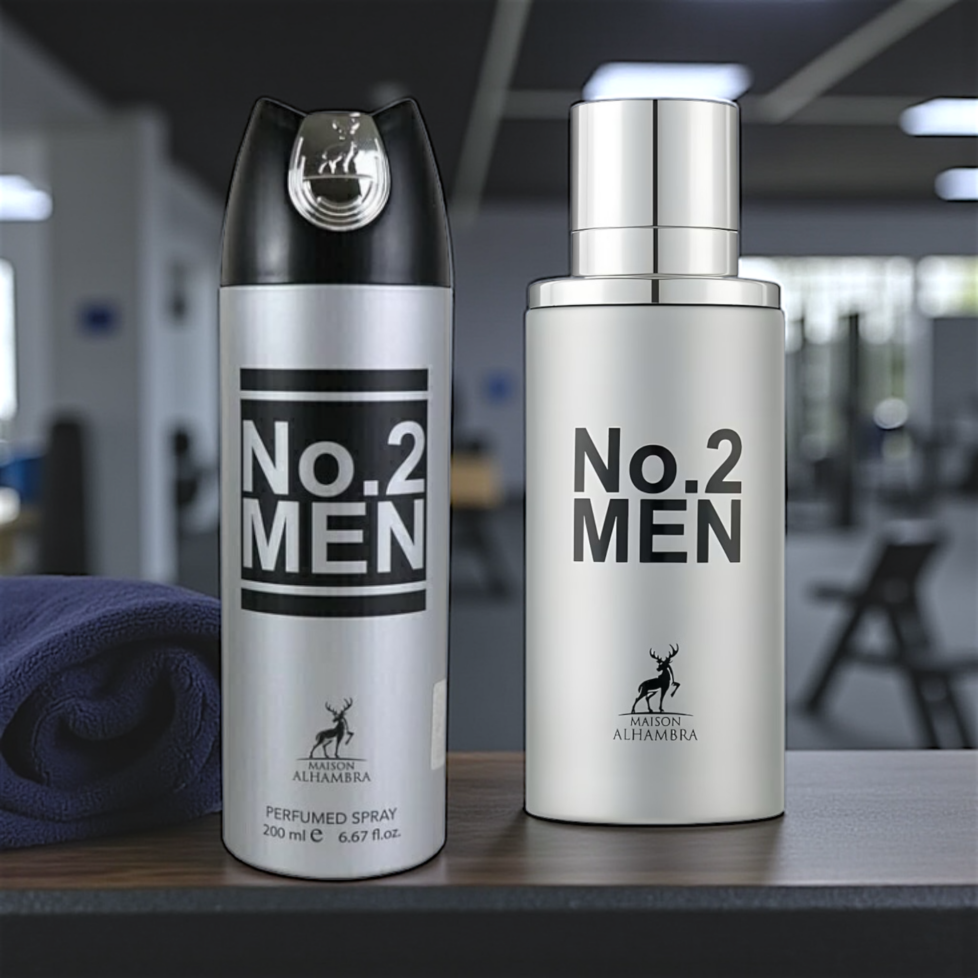 ⚫ KIT MASCULINO – Nº 2 MEN 100ML + PERFUMED SPRAY CORPORAL 200ML