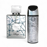 ⚫ KIT MASCULINO – CLUB DE NUIT SILLAGE 100ML + PERFUMED SPRAY CORPORAL 200ML