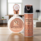 🌹 KIT FEMININO – LATTAFA FAKHAR ROSE 100ML + PERFUMED SPRAY 200ML