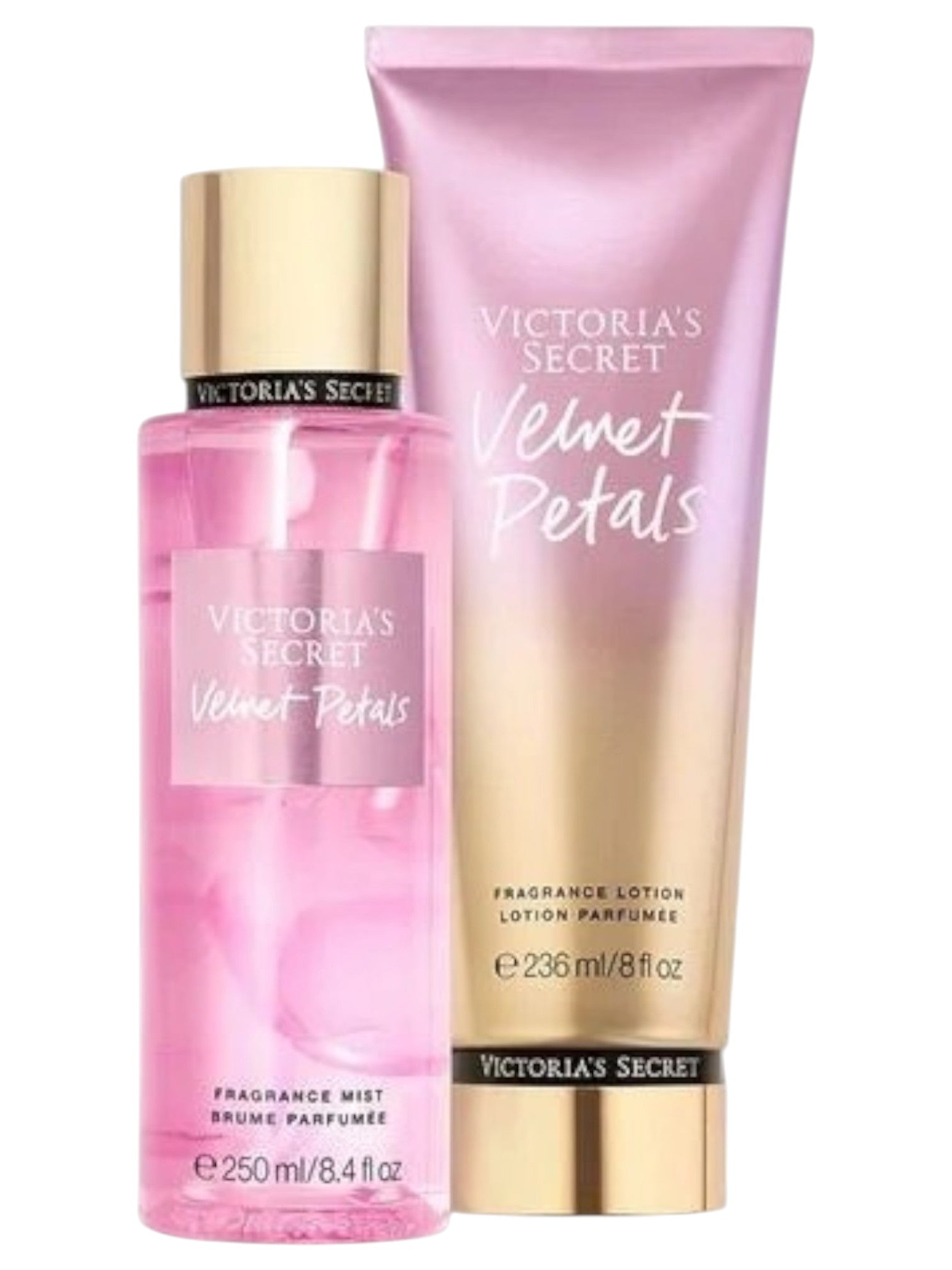 Victoria’s Secret – Kit Body Splash 250ml + Creme Hidratante 236ml Velvet Petals