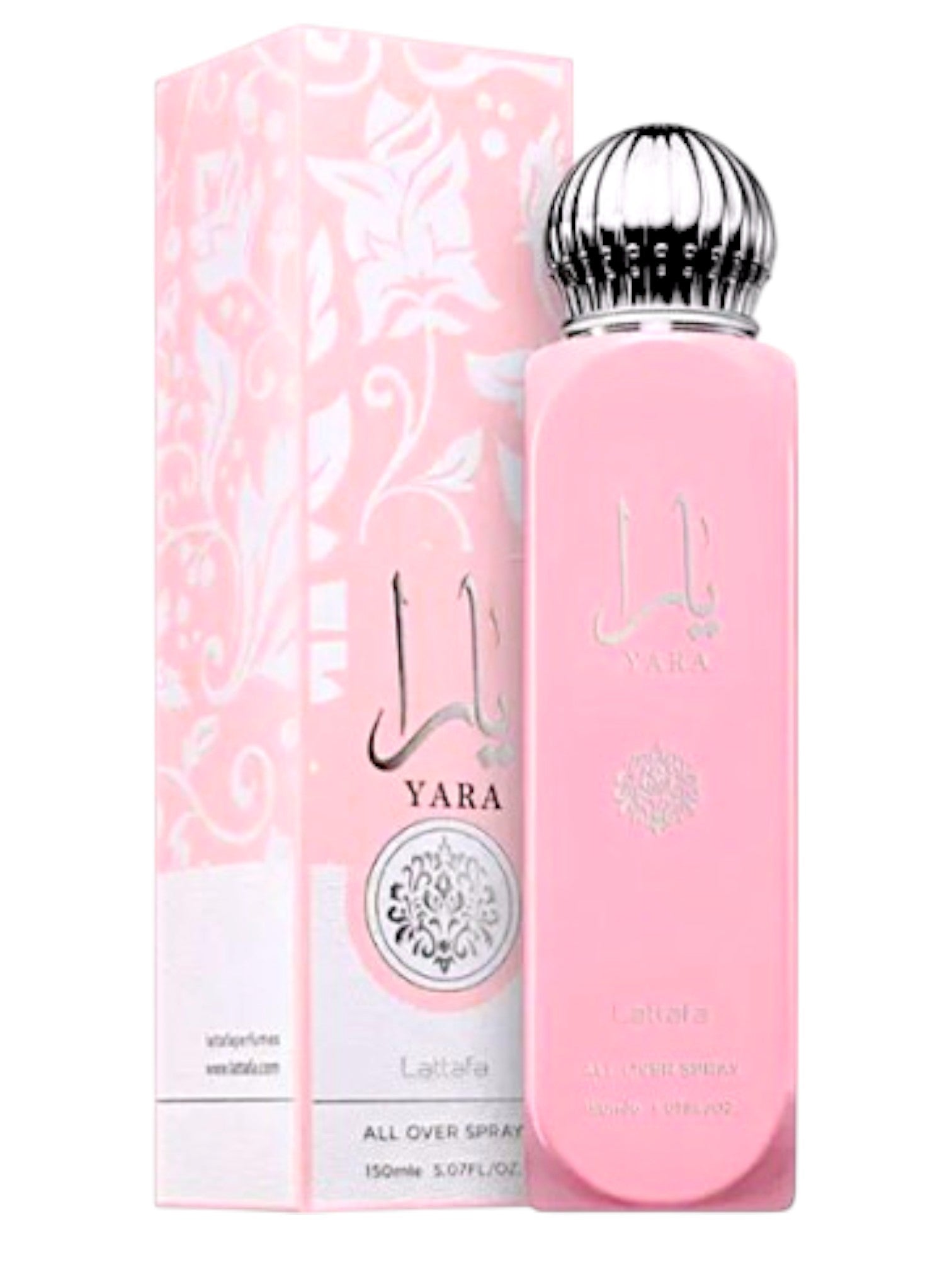 💖 PERFUME FEMININO – LATTAFA YARA ROSE ALL OVER SPRAY 150 ML