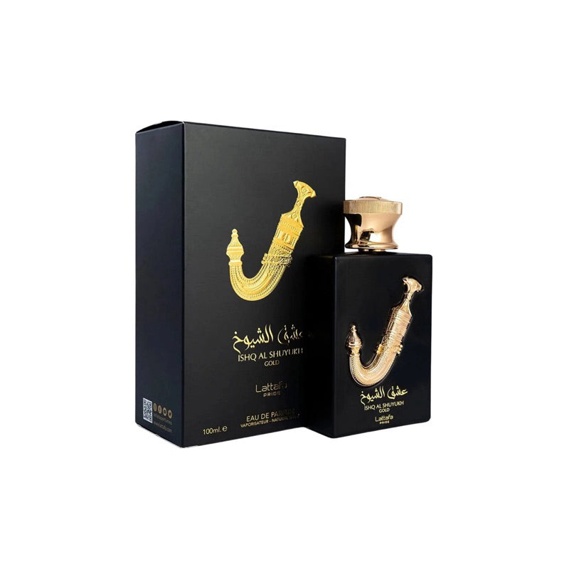 ✨ Perfume Masculino – Lattafa Ishq Shuyukh Gold Eau de Parfum 100ml