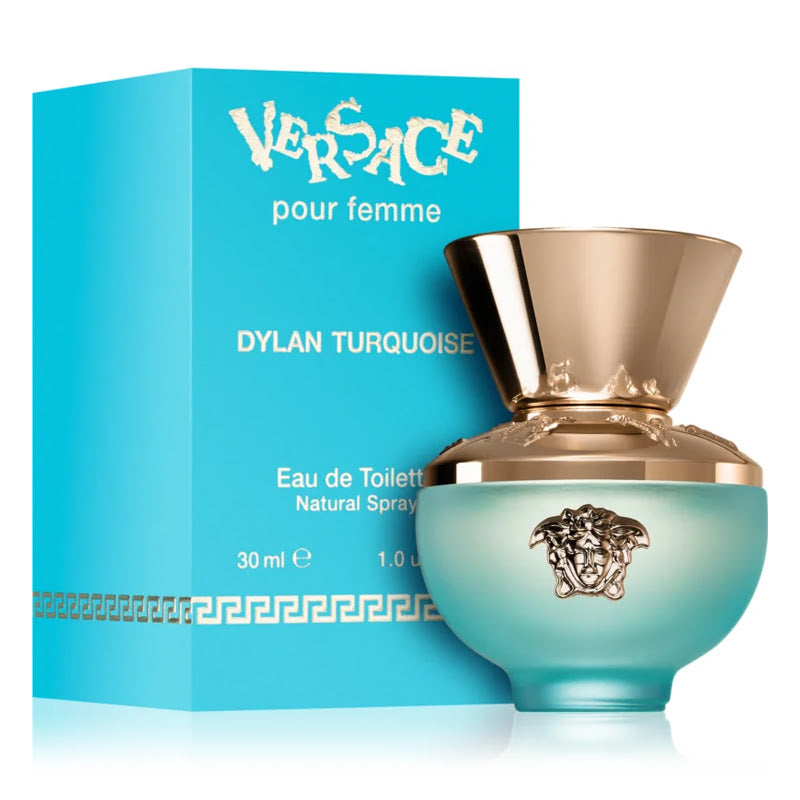 🩵 Perfume Feminino – Versace Dylan Turquoise Eau de Toilette 30ml